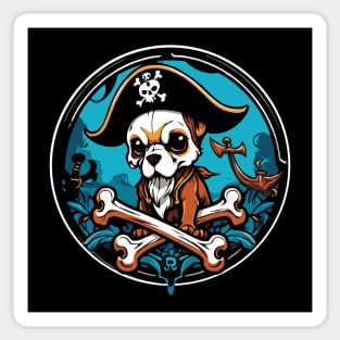 Puppy Pirate Sticker